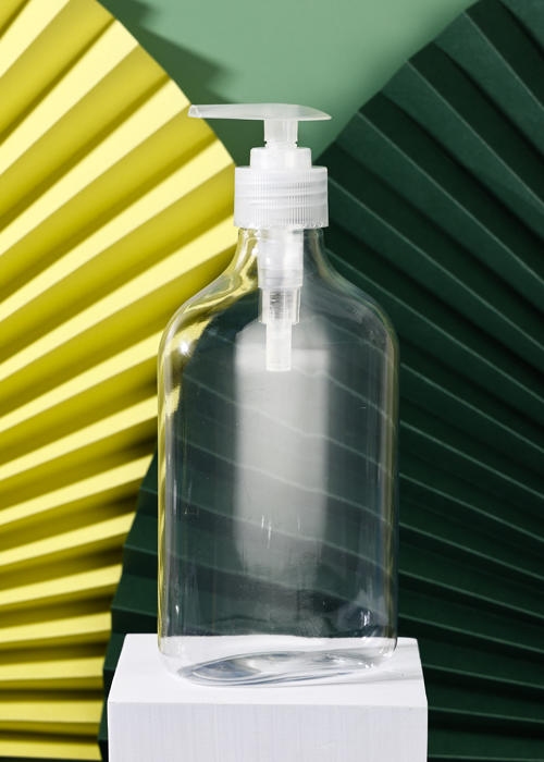 500ml PET透明乳液泵洗手液瓶