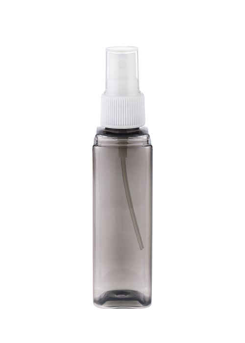 60ml 彩色透明PET喷雾正方瓶 棱角瓶
