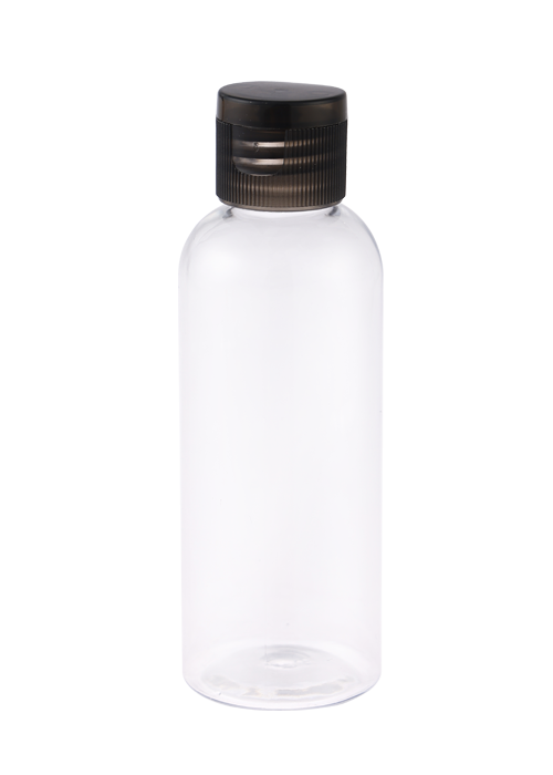 60-200ml PET透明凝胶免洗洗手液瓶  圆形翻盖瓶