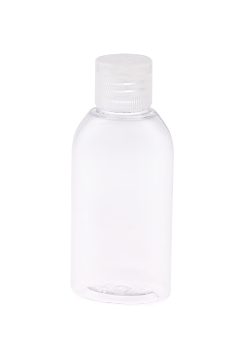 60-100ml PET椭圆扁形凝胶乳液翻盖瓶 免洗洗手液瓶