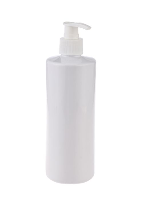 500ml PET白色凝胶乳液泵瓶