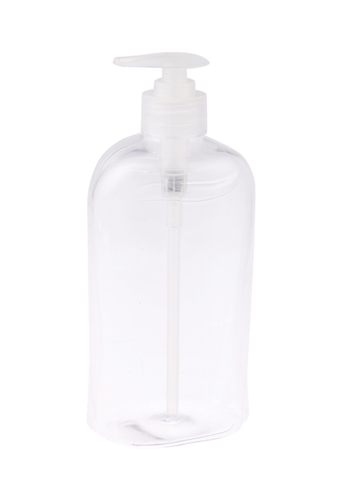 500ml PET透明凝胶乳液压泵瓶 免洗洗手液瓶 消毒杀菌瓶